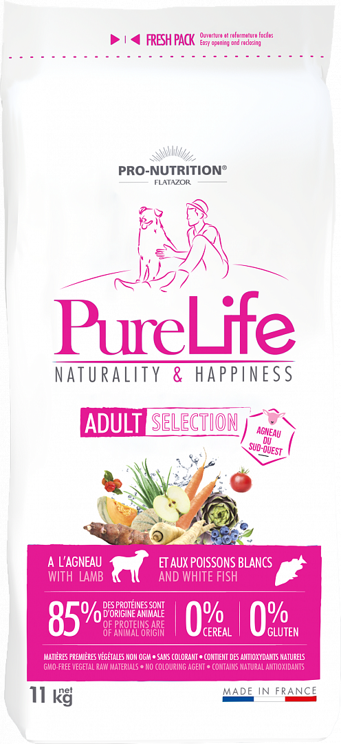 Сухой корм Для собак Pro-Nutrition Flatazor Pure Life Adult Selection