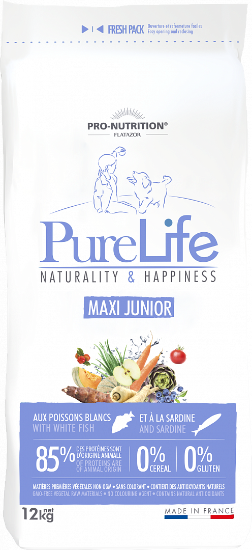 Сухой корм Для собак Pro-Nutrition Flatazor Pure Life Maxi Junior