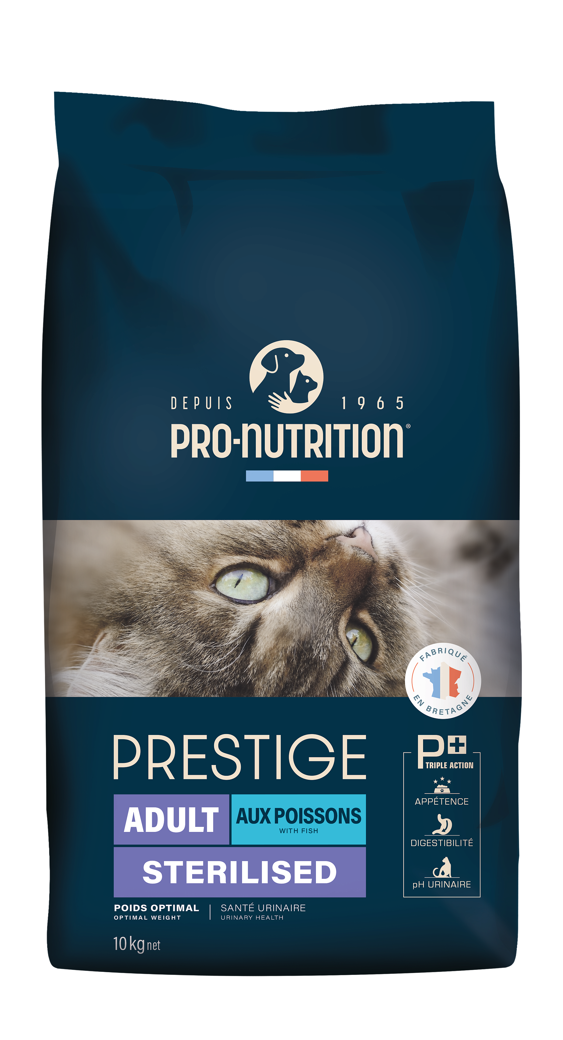 Сухой корм Для кошек Pro-Nutrition Flatazor CROCKTAIL ADULT STERILIZED WITH FISH