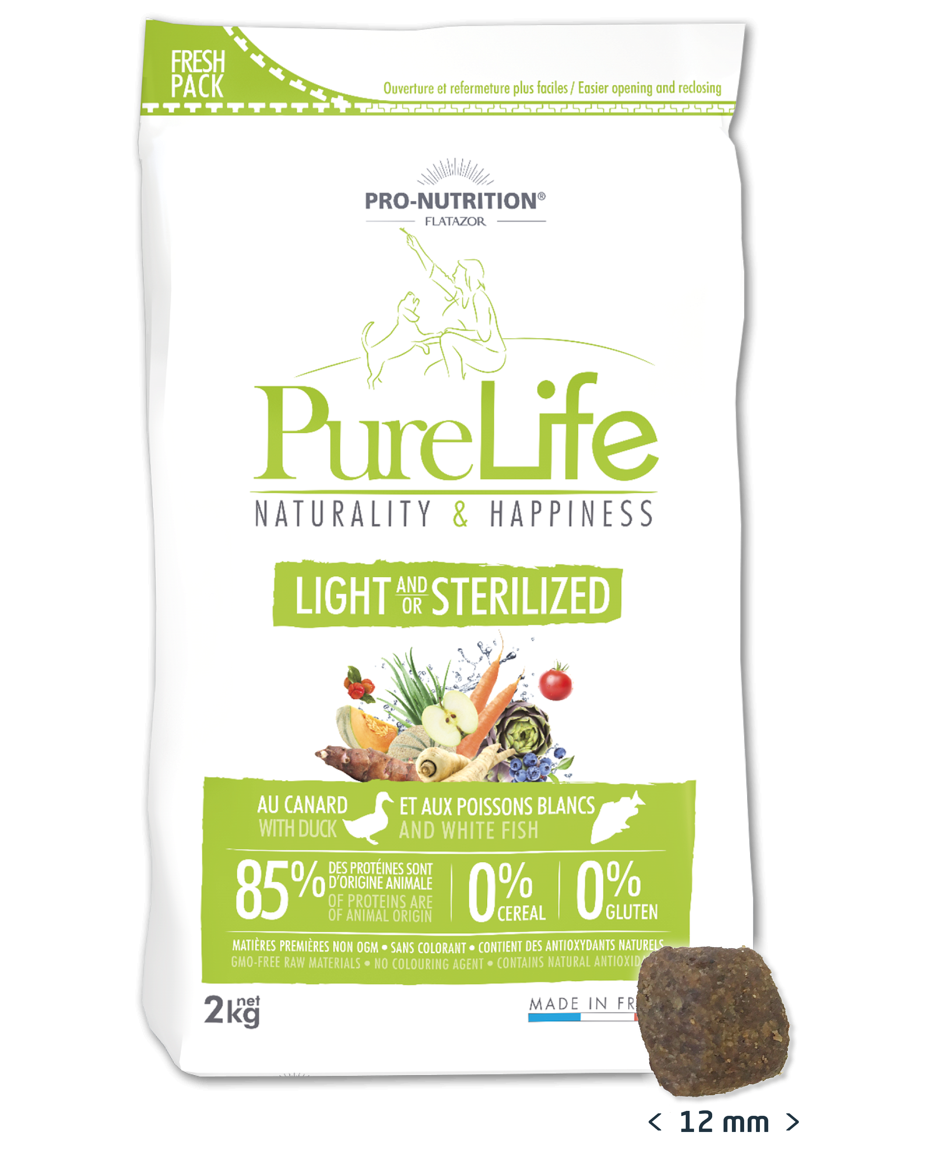 Сухой корм Для собак Pro-Nutrition Flatazor Pure Life Light and/or Sterilized