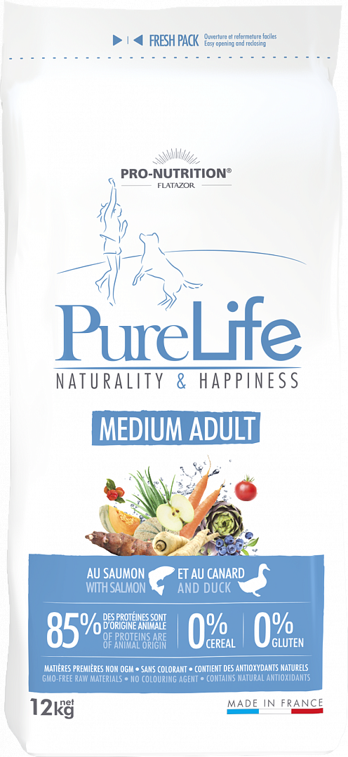 Сухой корм Для собак Pro-Nutrition Flatazor Pure Life Adult Medium