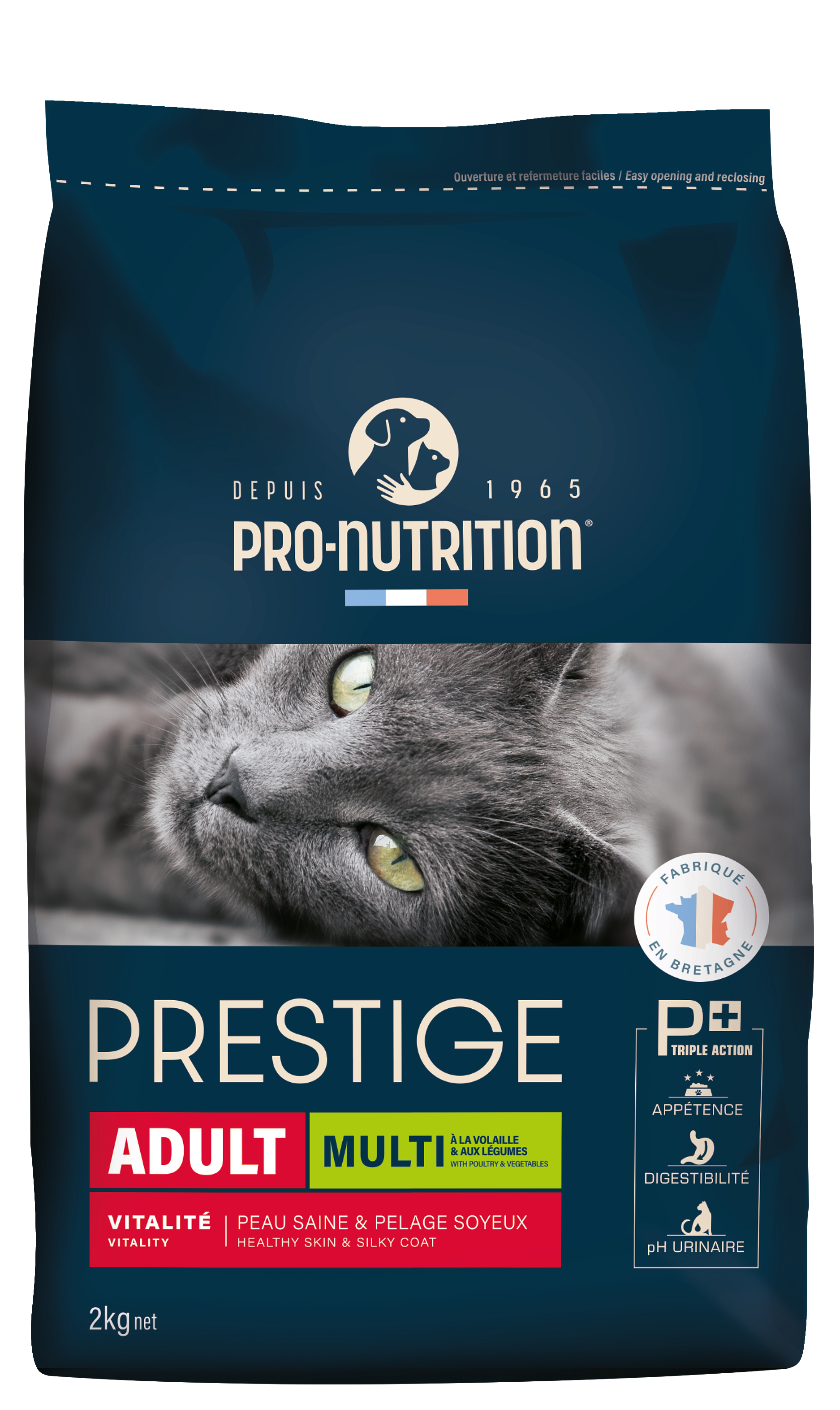 Сухой корм Для кошек Pro-Nutrition Flatazor CROCKTAIL ADULT MULTI WITH  POULTRY & VEGETABLES